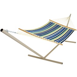 Beaches Stripe Large Quilted Fabric Hammock
