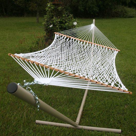 DURACORD® Deluxe Original Rope Hammock - White