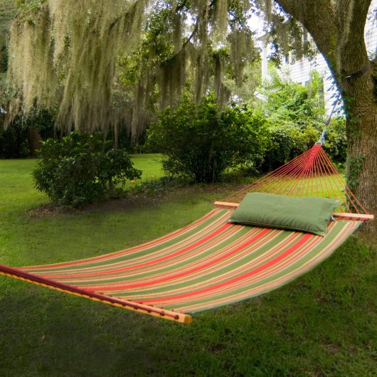 Trellis Garden Large Quilted Fabric Hammock