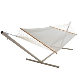 Linen Large Textilene Poolside Hammock