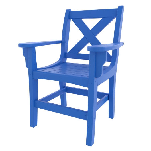 DURAWOOD® Cross Back Dining Chair with Arms