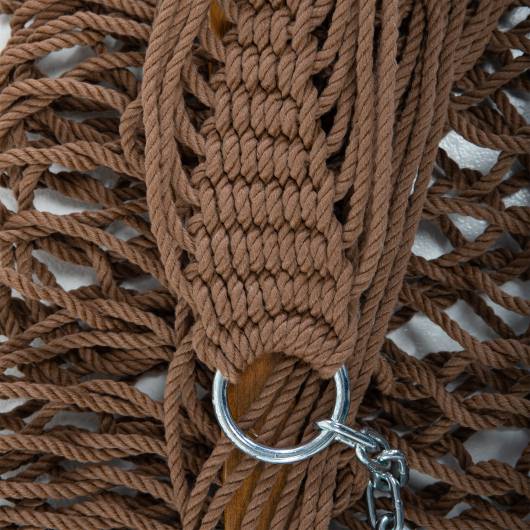 DURACORD® Large Original Rope Hammock - Antique Brown