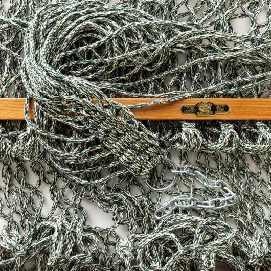 DURACORD® Large Original Rope Hammock - Green Oatmeal Heirloom Tweed