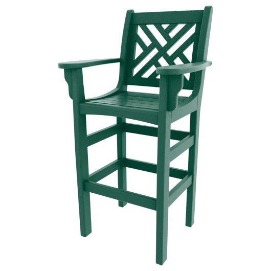 DURAWOOD® Chippendale Bar Height Chair with Arms