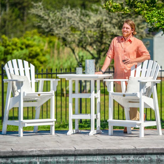 DURAWOOD® Crescent Counter Height Chair