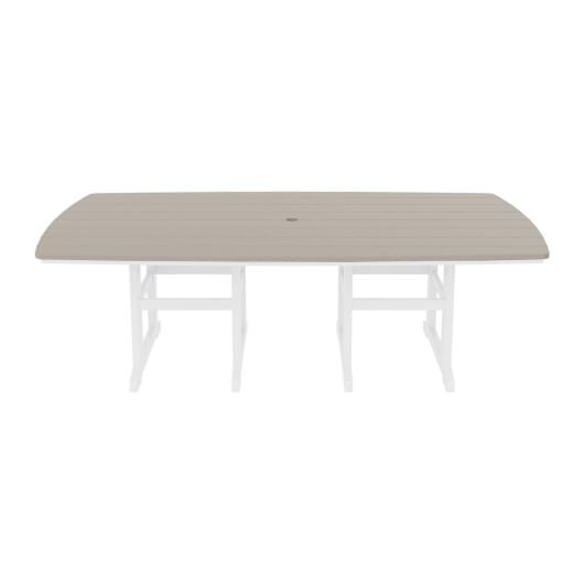 Dining Table 46x96 - White and Weatherwood