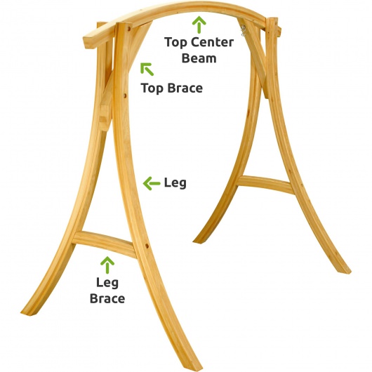 Cypress Wood Swing Stand Replacement Parts/ Hardware