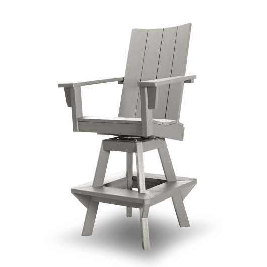 DURAWOOD® 3 Piece Refined Bar Height Swivel Chair Set