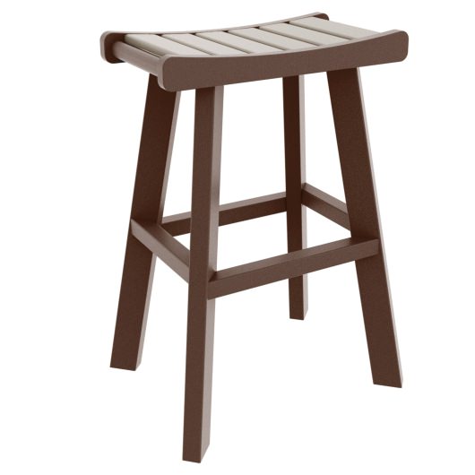 DURAWOOD® Bar Height Saddle Stool