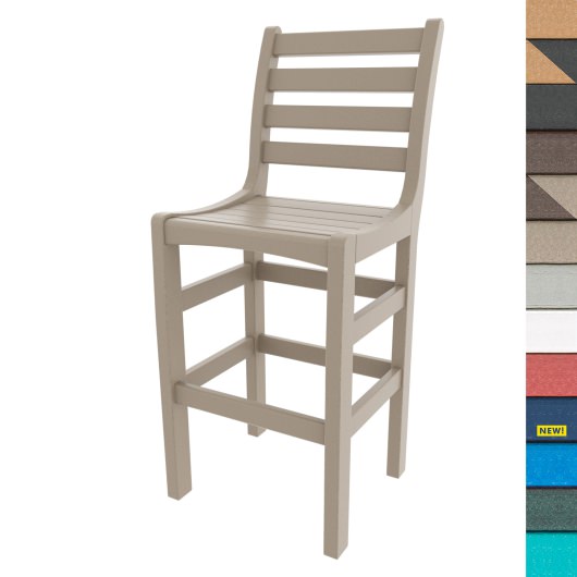 DURAWOOD® Horizontal Bar Height Chair