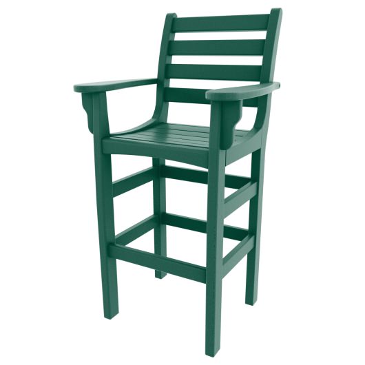 DURAWOOD® Horizontal Bar Height Chair with Arms