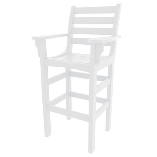 DURAWOOD® Horizontal Bar Height Chair with Arms