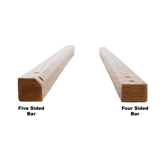 Replacement Top or Bottom Bar Support for 60 in. Deluxe Cushion Double Swing