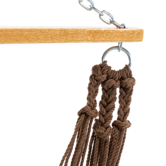 Single Duracord Rope Swing - Antique Brown