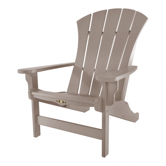 DURAWOOD® Sunrise Adirondack Chair - Weatherwood