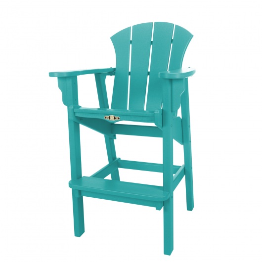 Sunrise Bar Height Dining Turquoise Durawood Chair