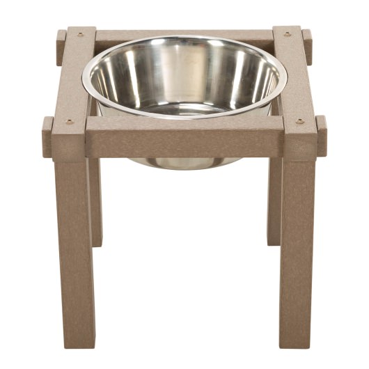 Dog Feeding Station Frame - Weatherwood