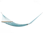 Large DURACORD® Rope Hammock with TRI-BEAM® Steel Hammock Stand and Optional Long Plush Hammock Pillow