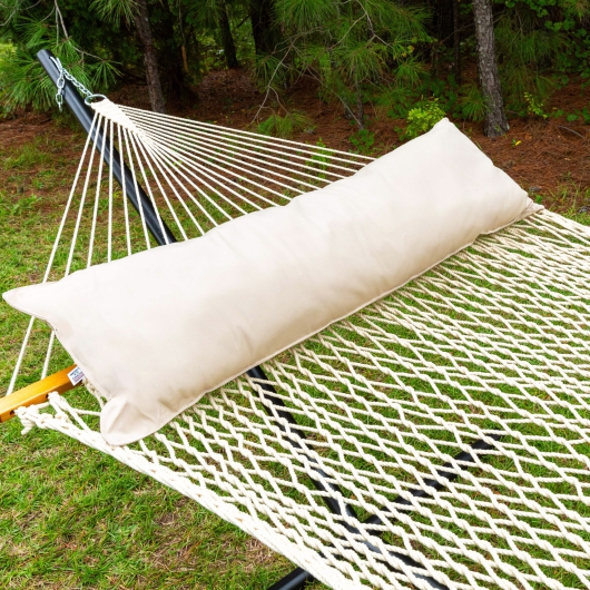 Long Sunbrella Hammock Pillow - Antique Beige
