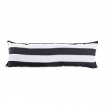 Long Bella-Dura Polyester Hammock Pillow - Cabana Stripe Ebony