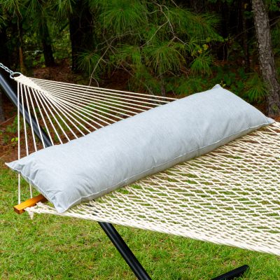 Long Sunbrella Hammock Pillow - Canvas Granite