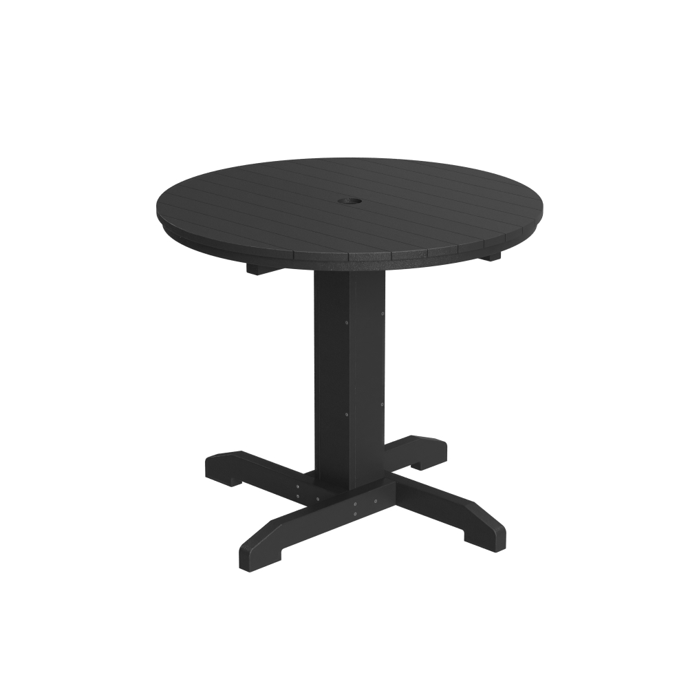 DURAWOOD® Poly Round Bistro Dining Table - 35.5 in.