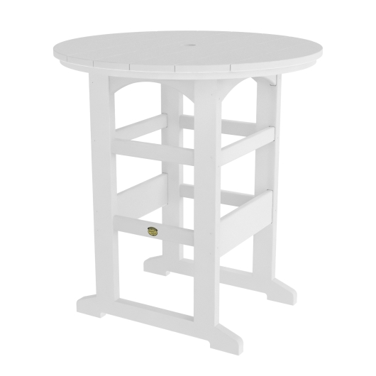 DURAWOOD® Poly Round Bar Height Table - 39.5 in.