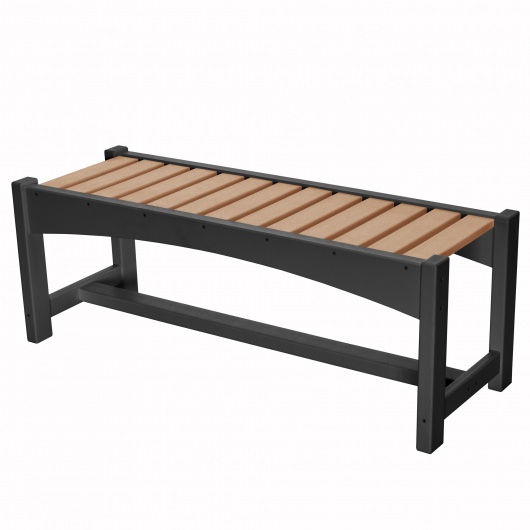 DURAWOOD® Dining Bench - Black and Cedar