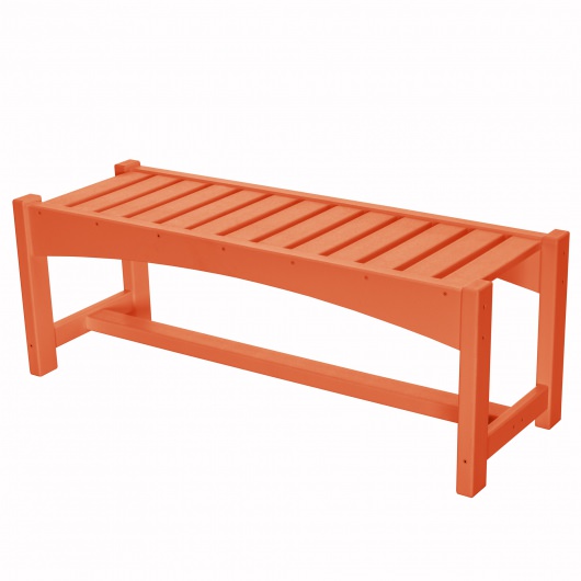 DURAWOOD® Poly Dining Bench - Orange