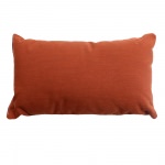 Canvas Brick Sunbrella Outdoor Throw Pillow 19 in. x 10 in. Rectangle/Lumbar
