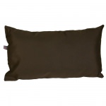 Bay Brown Sunbrella Outdoor Throw Pillow 19 in. x 10 in. Rectangle