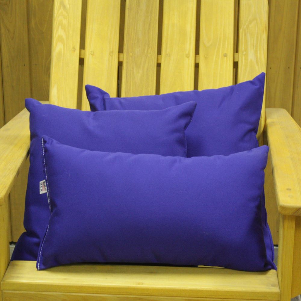 Royal Blue Sunbrella Outdoor Throw Pillow