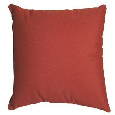 Burgundy Sunbrella Outdoor Throw Pillow (16 in. x 16 in.)