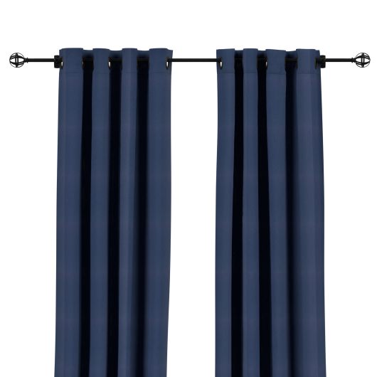 Sunbrella® Canvas Navy with Nickel Grommets - 50 in. x 96 in.