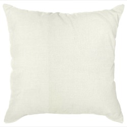 Large Outdoor Throw Pillow 20 in x 20 in - Canvas White