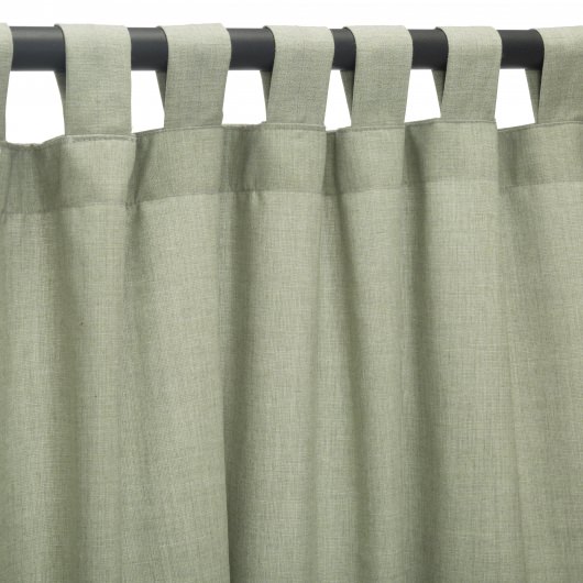 Sunbrella Cast Oasis Outdoor Curtain with Tabs