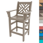 DURAWOOD® Chippendale Counter Height Chair with Arms