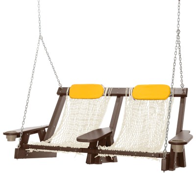 DURAWOOD® Poly Chocolate Coastal DURACORD® Rope Double Swing