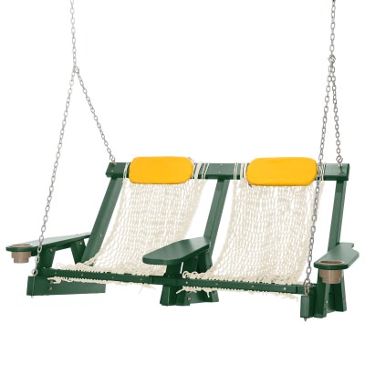 DURAWOOD® Poly Pawleys Green Coastal DURACORD® Rope Double Swing