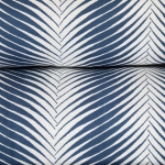 Curved Oak Double Deluxe Sunbrella Cushion Swing - Clock Out Indigo