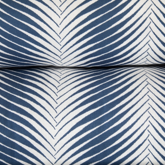 Curved Oak Double Deluxe Sunbrella Cushion Swing - Clock Out Indigo