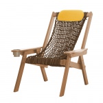 DURAWOOD® 3 Piece Coastal Chair and Conversation Table Set