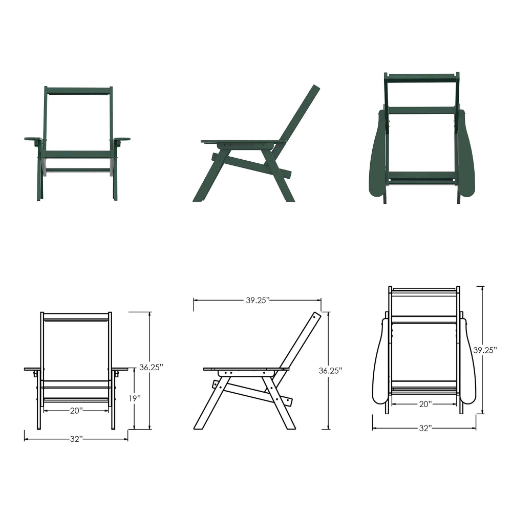 DURAWOOD® Poly Coastal Rope Chair