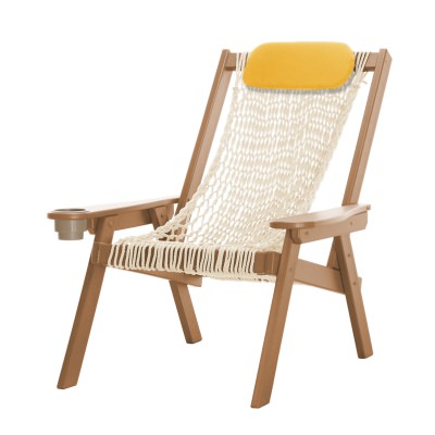 Coastal Cedar Rope Chair With A Free Head Pillow