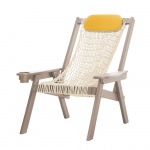 DURAWOOD® 3 Piece Coastal Chair and Conversation Table Set