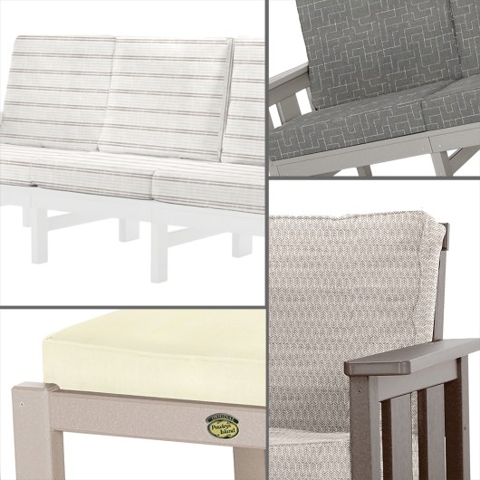 DURAWOOD® Comfort Club Chair - Coastal Fog Palette