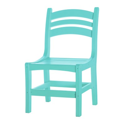 Casual Turquoise Durawood Dining Chair