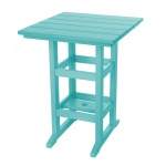 Square Counter Height Table - Turquoise