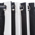 Sunbrella Cabana Classic Outdoor Curtain with Grommets