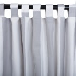 Sunbrella Solana Seagull Outdoor Curtain with Tabs